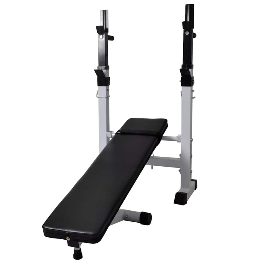 Trainingsbank Met Gewichtenrek En Halterset 90 kg