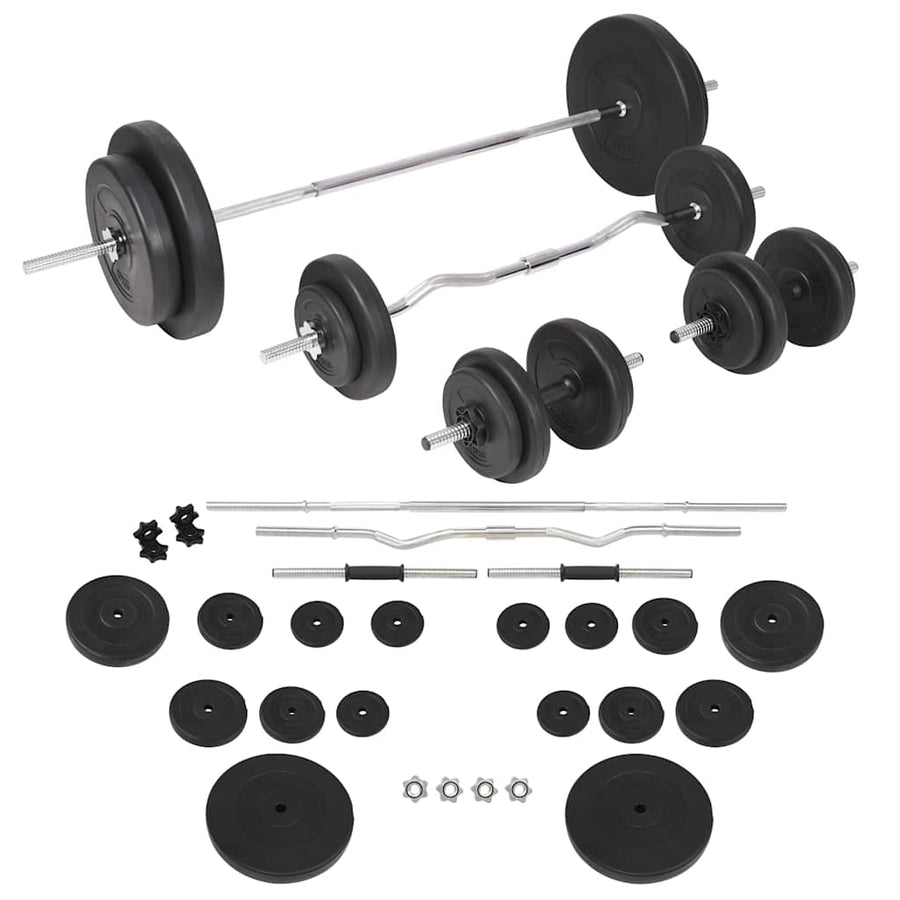Trainingsbank Met Gewichtenrek En Halterset 90 kg