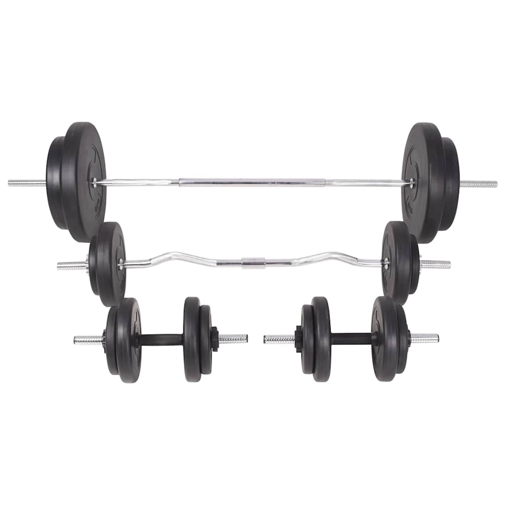 Trainingsbank Met Gewichtenrek En Halterset 90 kg