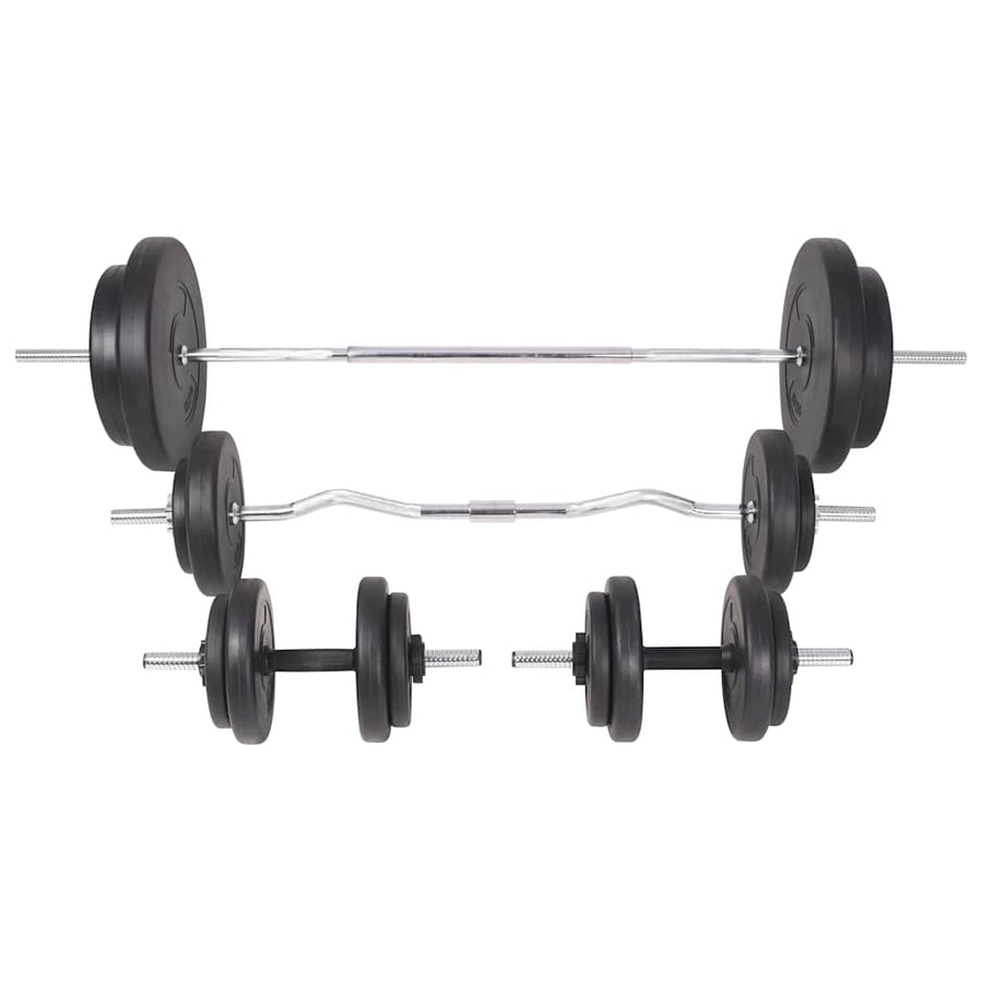 Trainingsbank Met Gewichtenrek En Halterset 90 kg