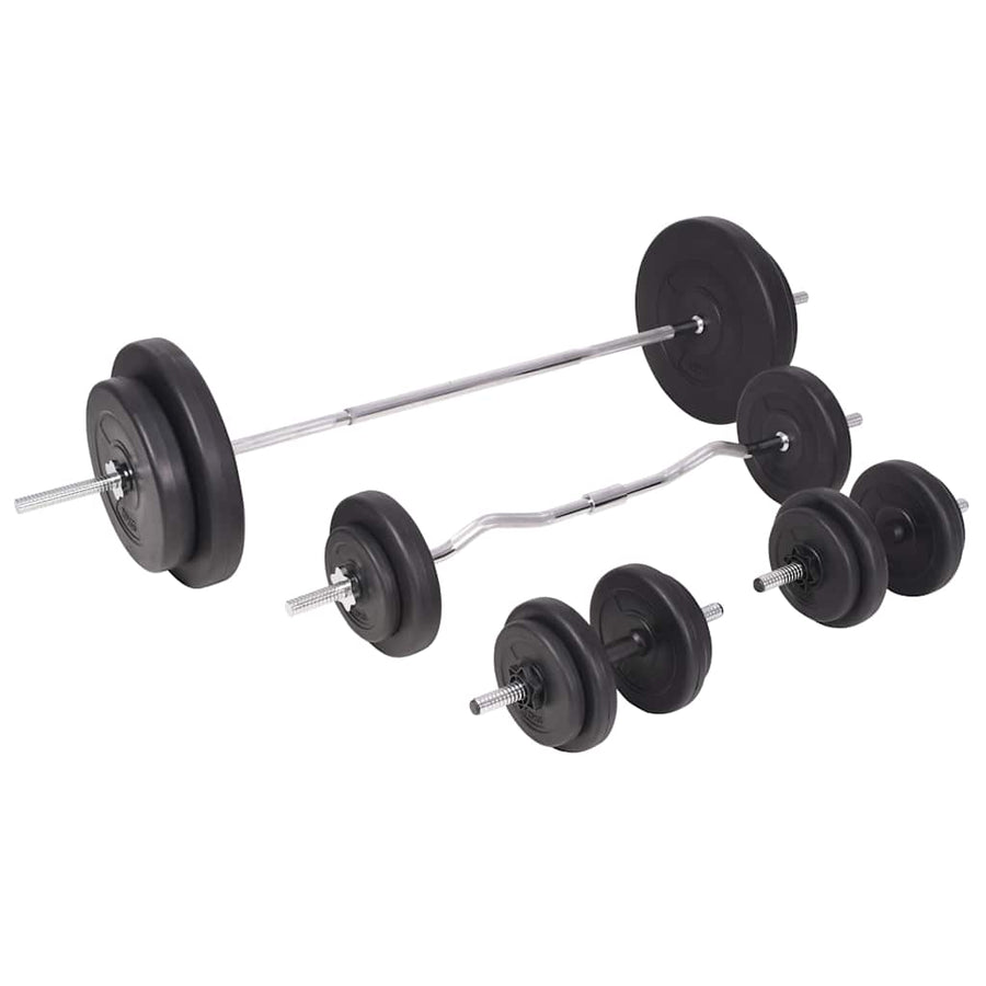Trainingsbank Met Gewichtenrek En Halterset 90 kg