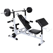 Gewichtenbank Met Gewichtenrek En Halterset 90 kg