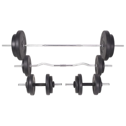 Gewichtenbank Met Gewichtenrek En Halterset 90 kg