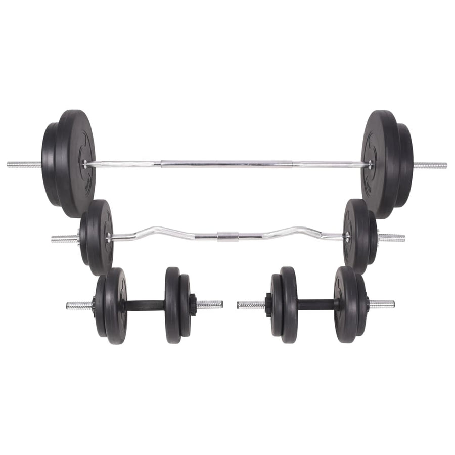 Gewichtenbank Met Gewichtenrek En Halterset 90 kg