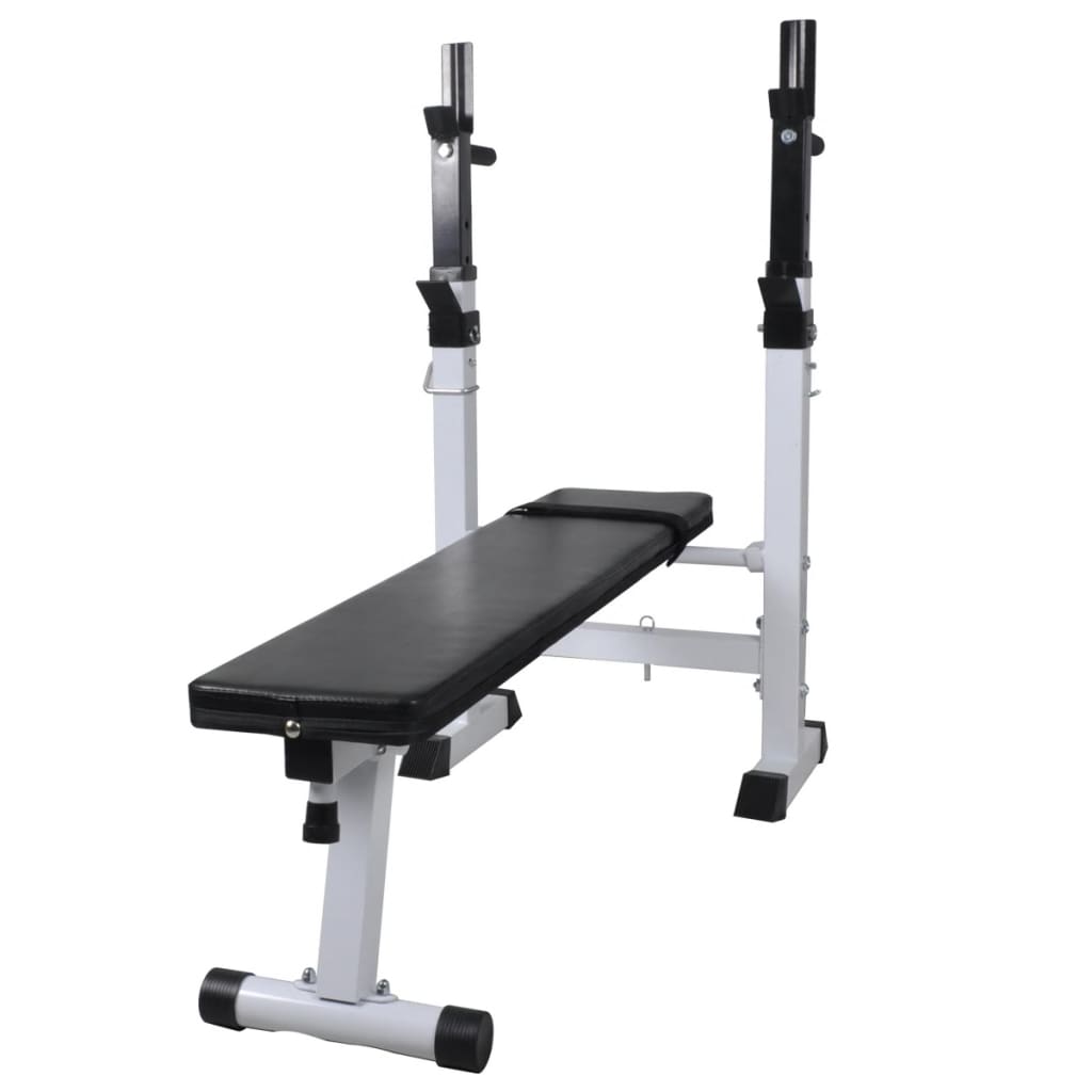 Trainingsbank Met Gewichtenrek En Halterset 120 kg