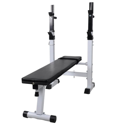 Trainingsbank Met Gewichtenrek En Halterset 120 kg