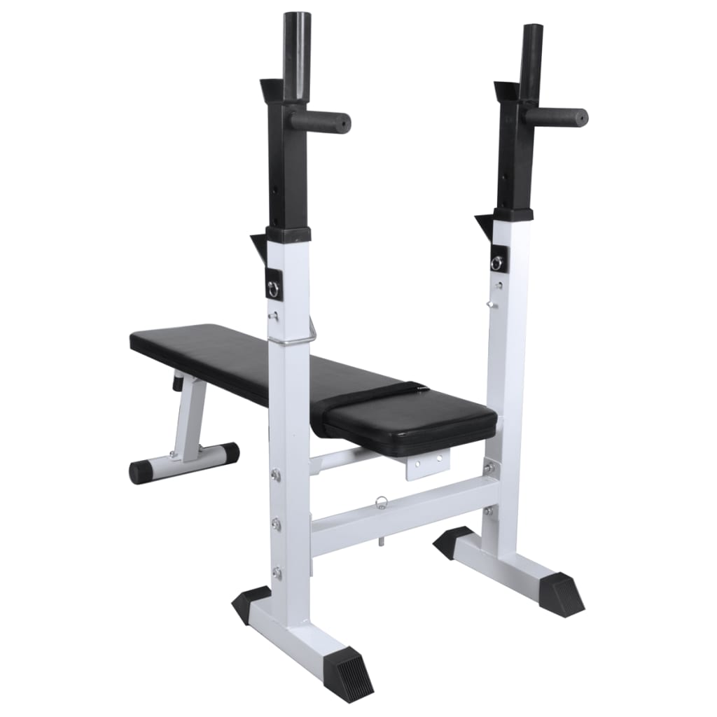 Trainingsbank Met Gewichtenrek En Halterset 120 kg