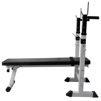 Trainingsbank Met Gewichtenrek En Halterset 120 kg