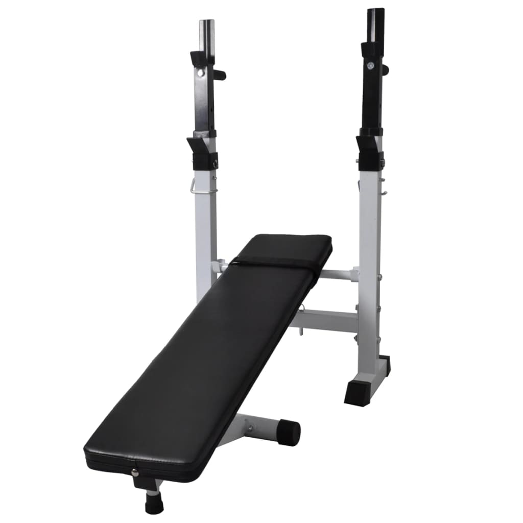 Trainingsbank Met Gewichtenrek En Halterset 120 kg