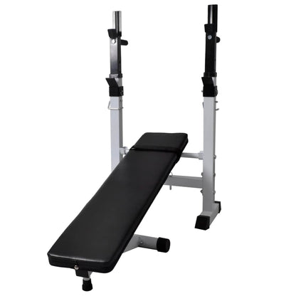 Trainingsbank Met Gewichtenrek En Halterset 120 kg