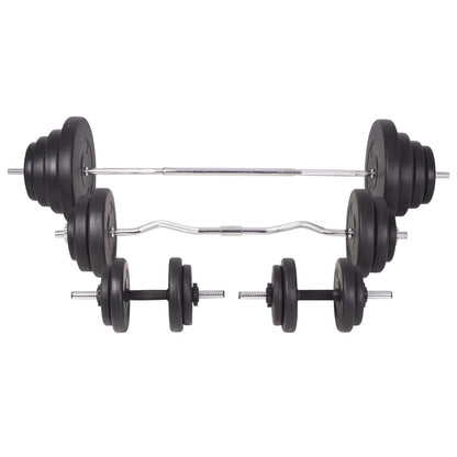 Trainingsbank Met Gewichtenrek En Halterset 120 kg