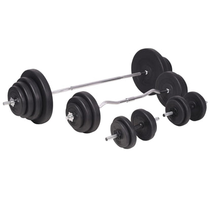 Trainingsbank Met Gewichtenrek En Halterset 120 kg
