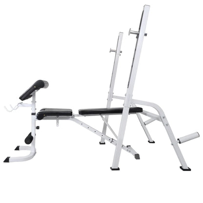 Trainingsbank Met Gewichtenrek En Halterset 120 kg