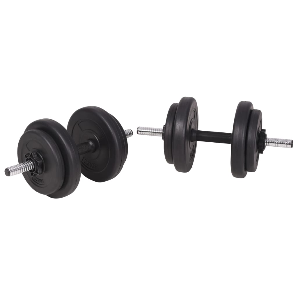 Gewichtenbank met gewichtenrek en halterset 120 kg