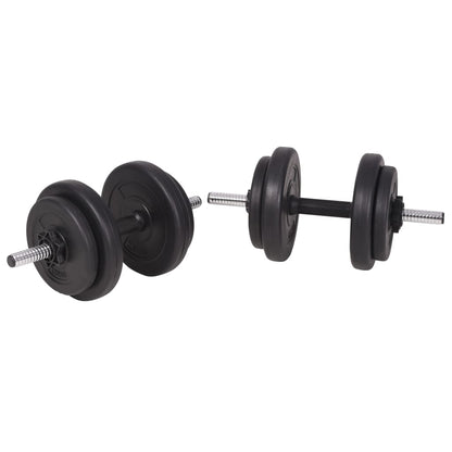 Gewichtenbank met gewichtenrek en halterset 120 kg