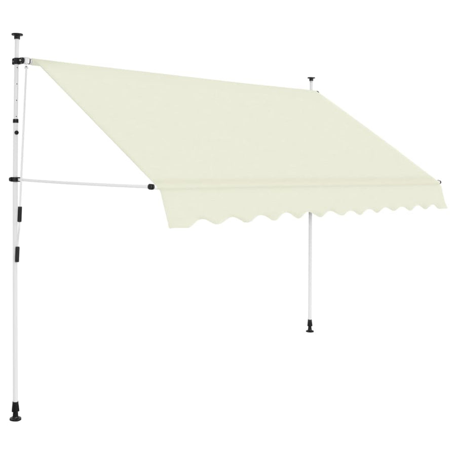 Luifel Handmatig Uittrekbaar 250 cm Crème