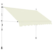 Luifel 300 cm crème handmatig uittrekbaar