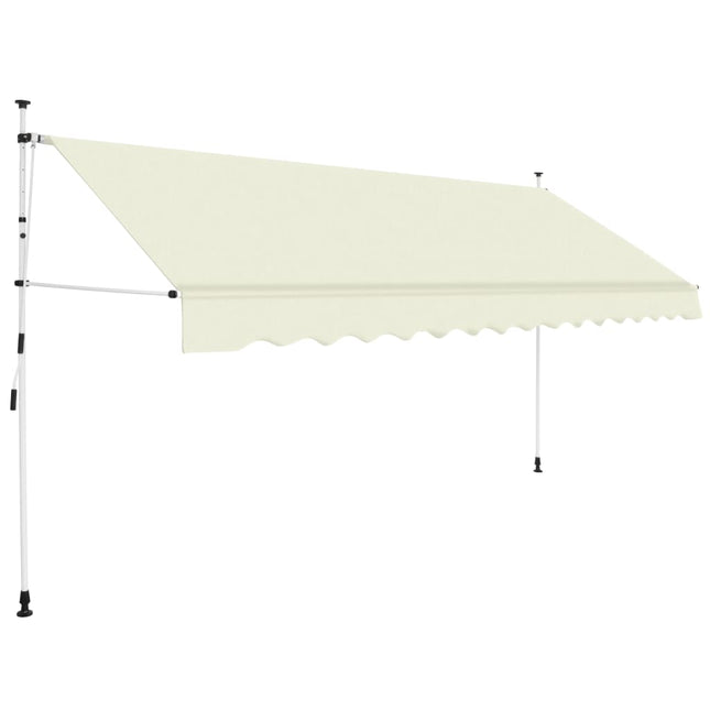 Luifel Handmatig Uittrekbaar 350 cm Crème