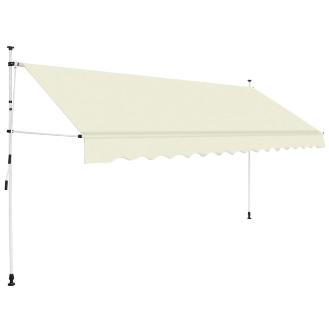 Luifel Handmatig Uittrekbaar 400 cm Crème