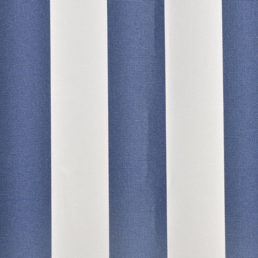 Luifeldoek Canvas 450 x 300 cm Blauw en wit