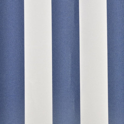 Luifeldoek Canvas 500 x 300 cm Blauw en wit