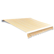 Luifeldoek 350x250 cm canvas oranje wit