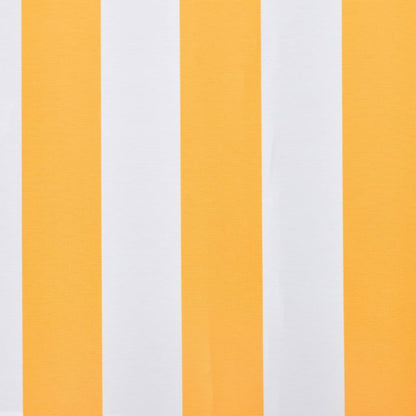 Luifeldoek Canvas 350 x 250 cm Oranje en wit