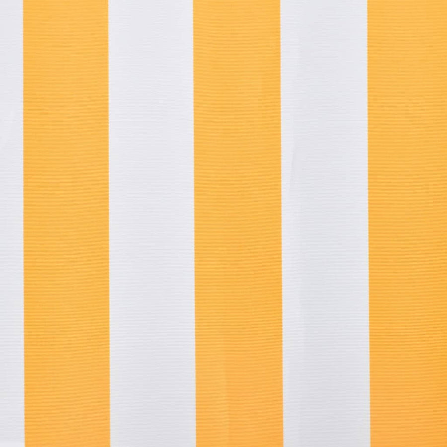 Luifeldoek Canvas 350 x 250 cm Oranje en wit