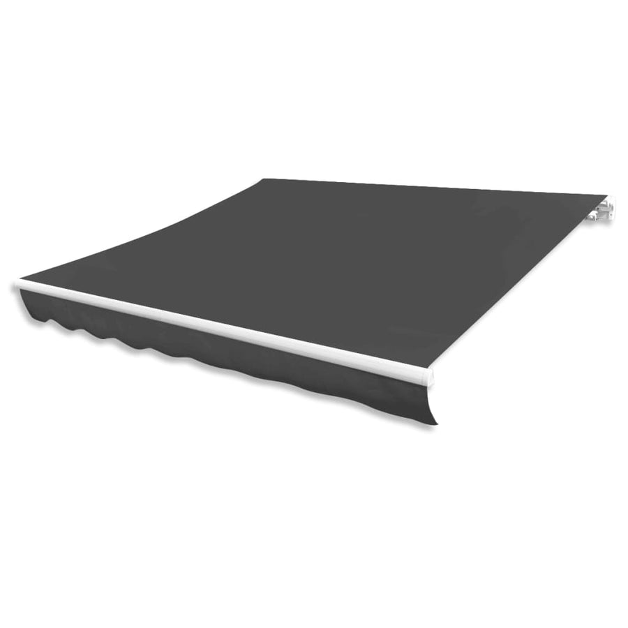 Luifeldoek 350x250 cm canvas antraciet 350 x 250 cm Antraciet