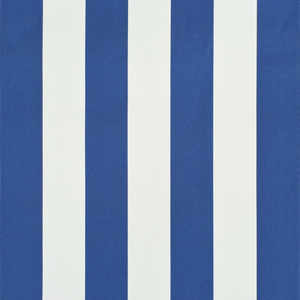Luifel Uittrekbaar En Wit 150 x 150 cm Blauw