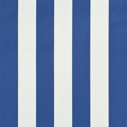 Luifel Uittrekbaar En Wit 150 x 150 cm Blauw