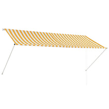 Luifel Uittrekbaar En Wit 300 x 150 cm Geel