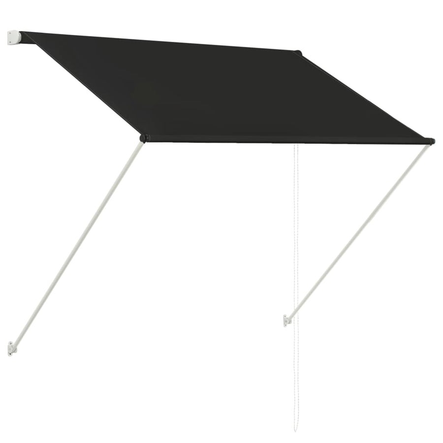 Luifel Uittrekbaar 150 x 150 cm Antraciet