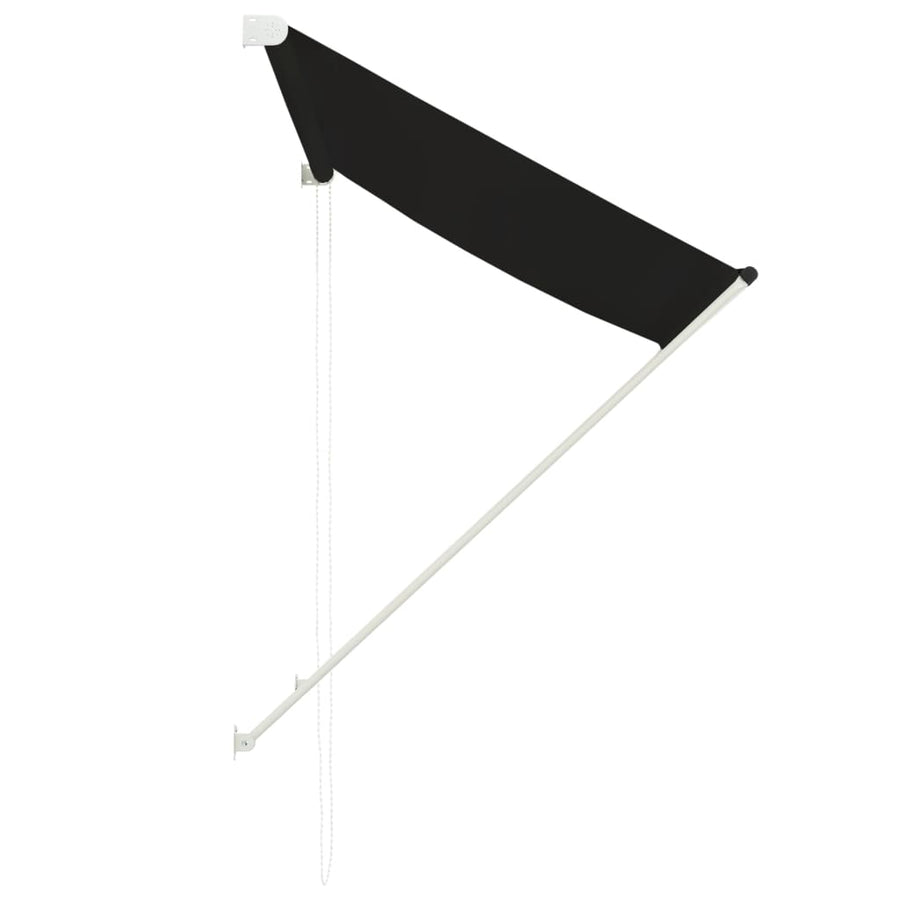 Luifel Uittrekbaar 150 x 150 cm Antraciet