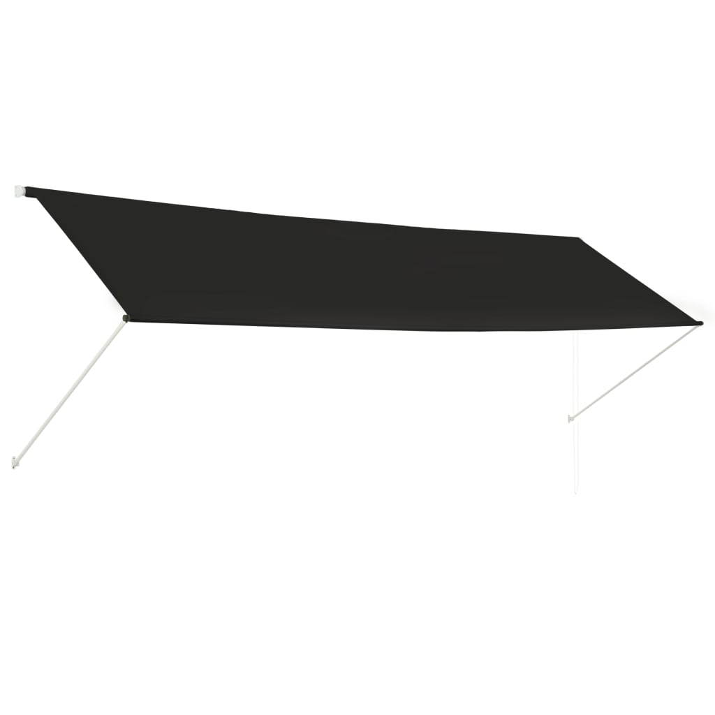Luifel Uittrekbaar 400 x 150 cm Antraciet