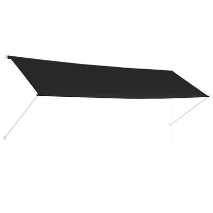 Luifel Uittrekbaar 400 x 150 cm Antraciet