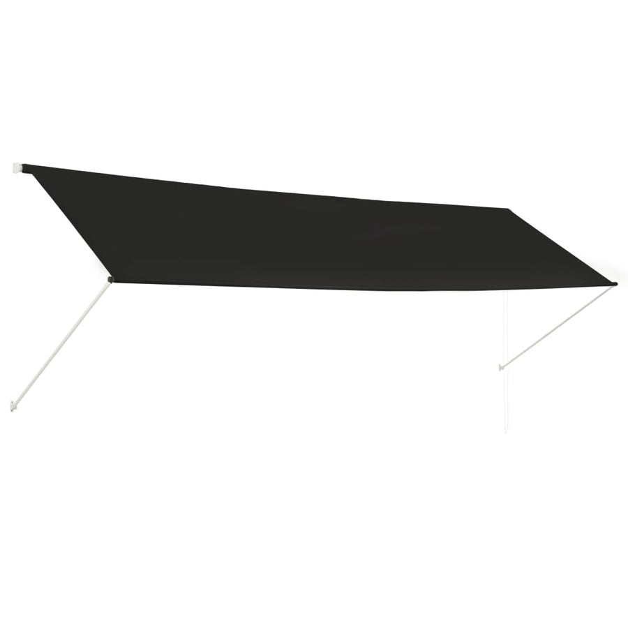 Luifel Uittrekbaar 400 x 150 cm Antraciet