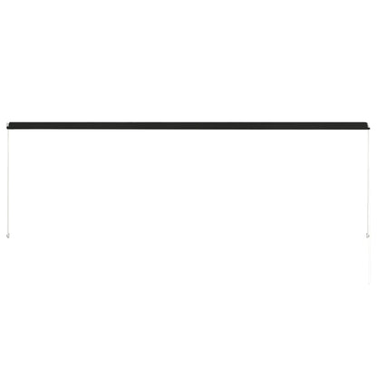 Luifel Uittrekbaar 400 x 150 cm Antraciet
