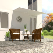 Luifel uittrekbaar 250x150 cm crème