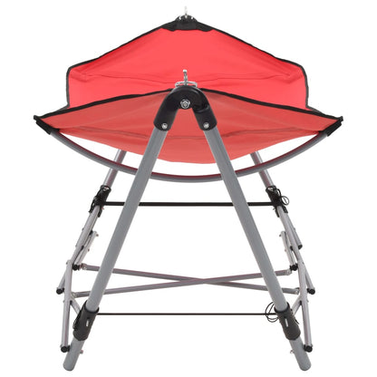 Hangmat Met Inklapbare Standaard Rood