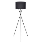Lampshade for floor lamp with stand 139 cm black