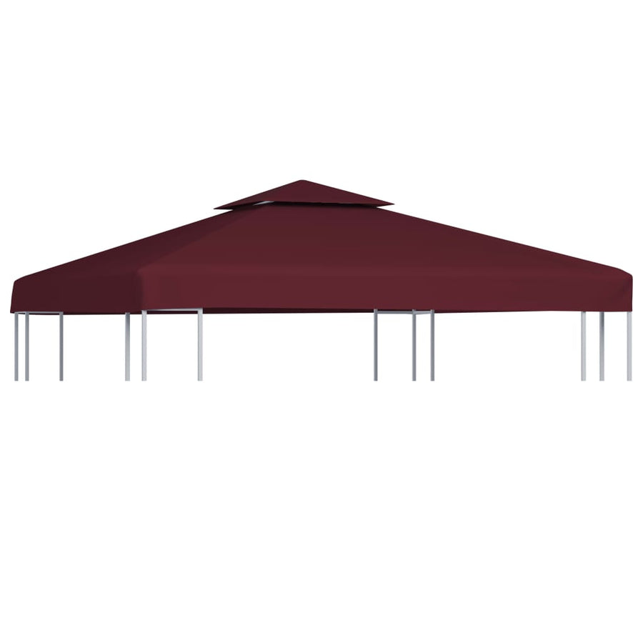 Prieeldak 2-Laags 3X3M 310 G/M² Bordeaux 3 x 3 m Rood