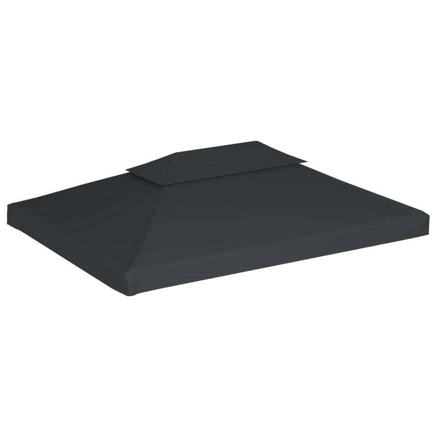 Prieeldak 2-Laags 4X3M 310 G/M² Antracietkleurig 4 x 3 m Donkergrijs