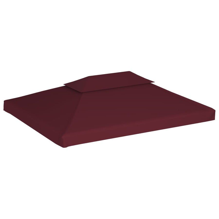 Prieeldak 2-Laags 4X3M 310 G/M² Bordeaux 4 x 3 m Rood
