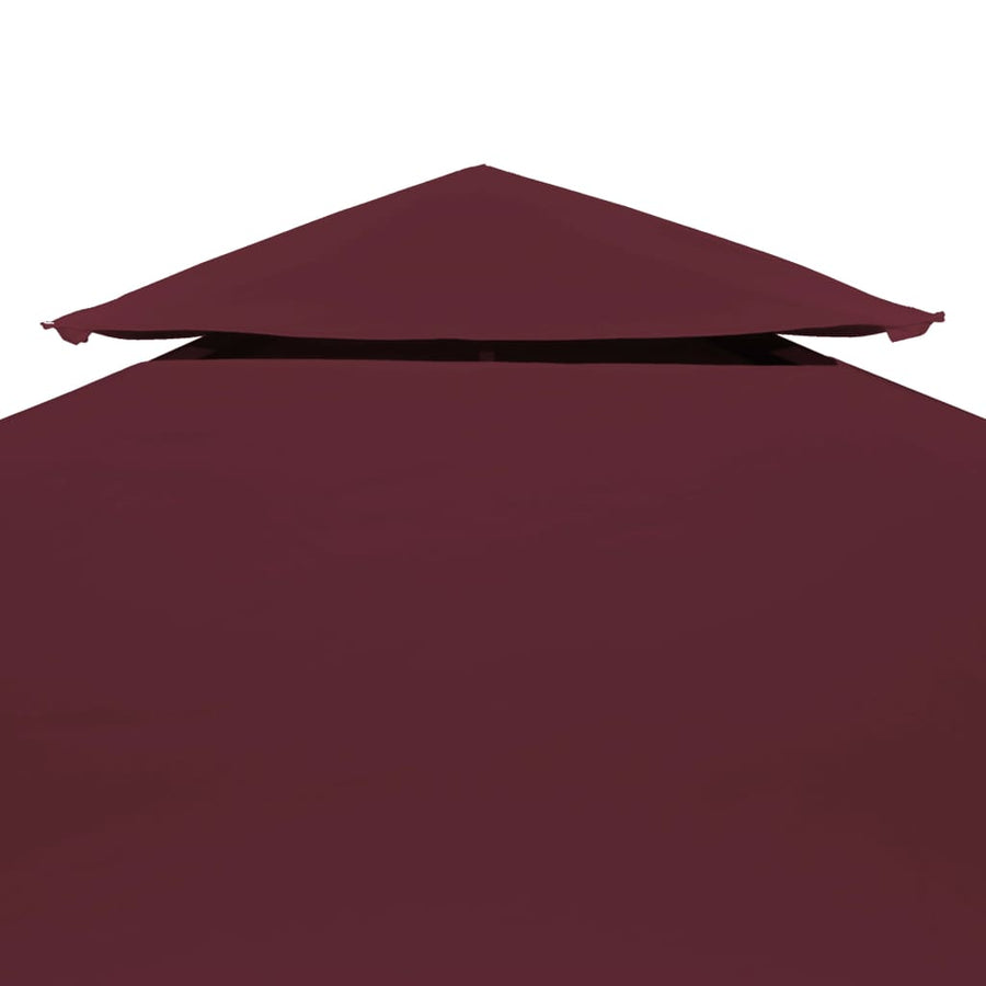 Prieeldak 2-Laags 4X3M 310 G/M² Bordeaux 4 x 3 m Rood