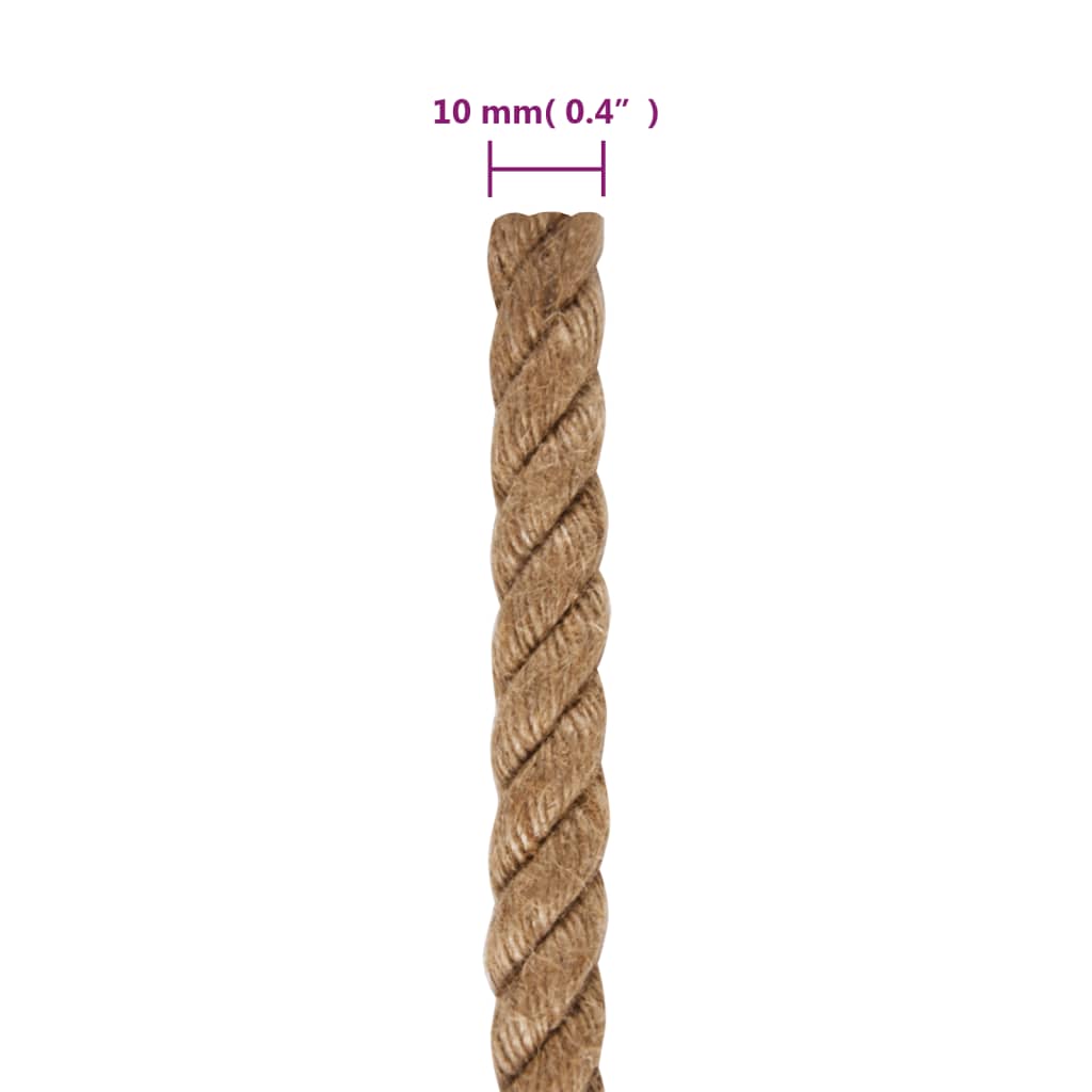 Touw 0 Mm 00% Jute 10 mm 250 m
