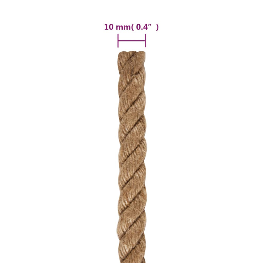 Touw 0 Mm 00% Jute 10 mm 250 m