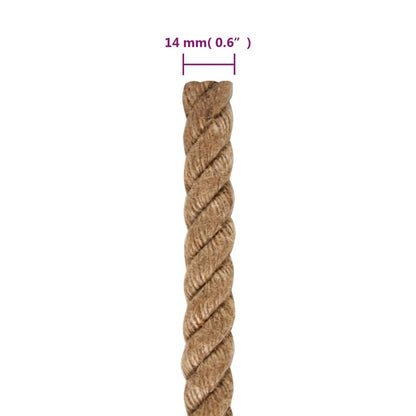 Touw 14 mm 250 m 100% jute 14 mm 250 m
