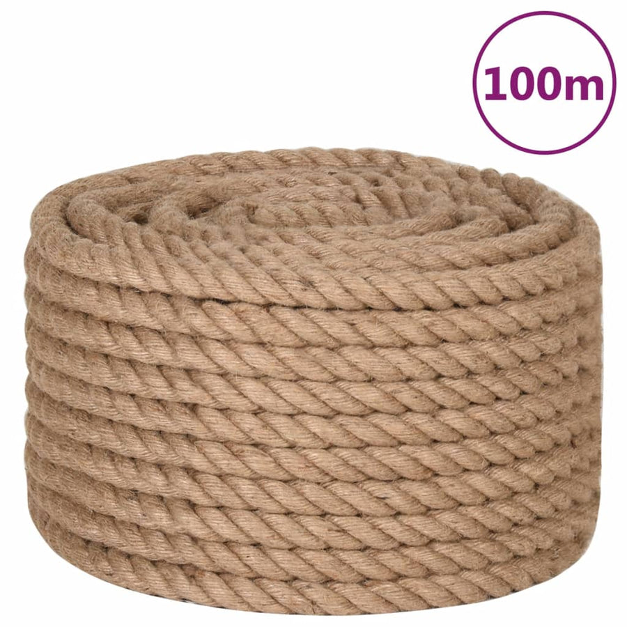 Touw 100% Jute Naturel 20 mm 100 m