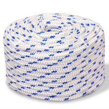 Boot Touw 6 Mm Polypropyleen Wit En Blauw 16 mm 50 m